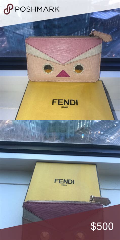 fendi coin purse for sale|Fendi wallet monogram.